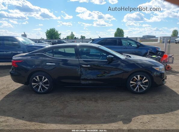 1N4AA6AP5GC385120 2016 NISSAN MAXIMA Черный Вид задней части салона