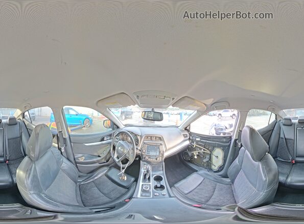 1N4AA6AP5GC388468 2016 NISSAN MAXIMA Угольный Панорамный вид салона 360°