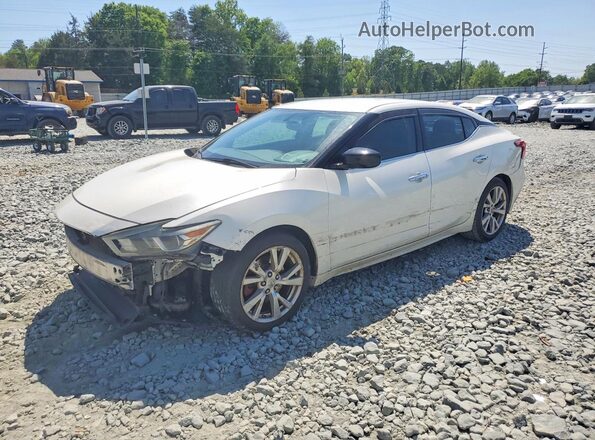 1N4AA6AP5GC412588 2016 NISSAN MAXIMA White Vista tres cuartos delantera izquierda