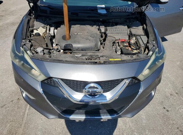 1N4AA6AP5GC419900 2016 NISSAN MAXIMA Gray Widok wnętrza z tyłu