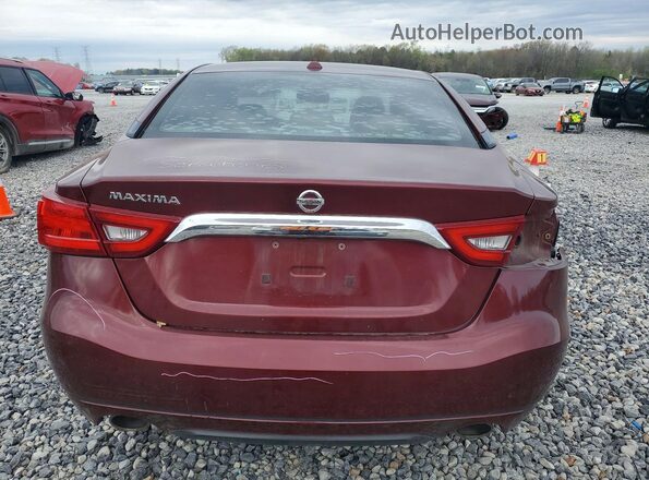 1N4AA6AP5GC437619 2016 NISSAN MAXIMA Burgundy Widok z tyłu