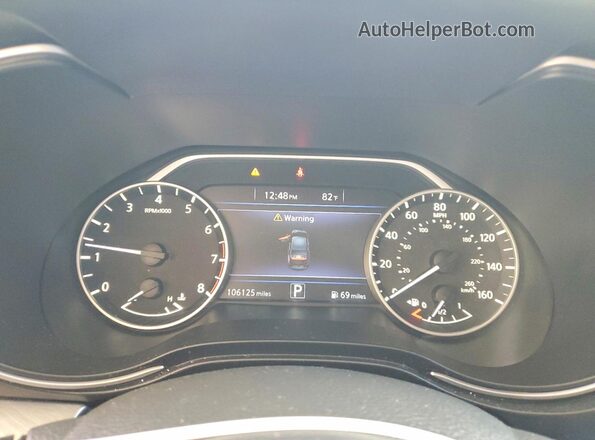 1N4AA6AP5GC902352 2016 NISSAN MAXIMA Black Instrument cluster view
