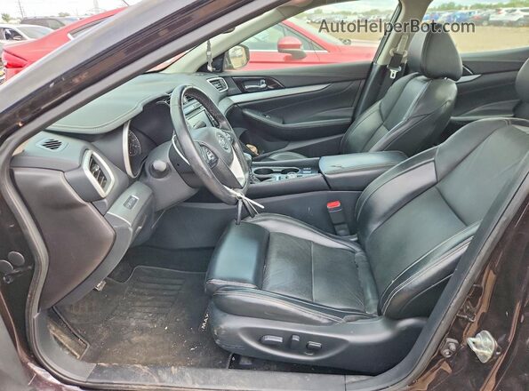1N4AA6AP5HC384633 2017 NISSAN MAXIMA Black Widok wnętrza z przodu