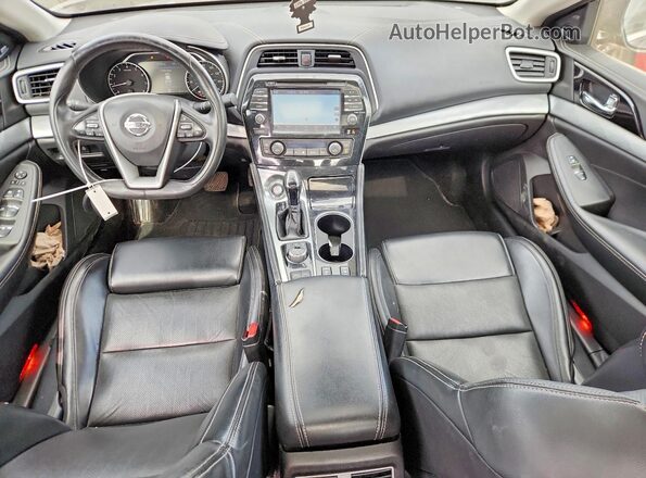 1N4AA6AP5HC384633 2017 NISSAN MAXIMA Black Widok deski rozdzielczej