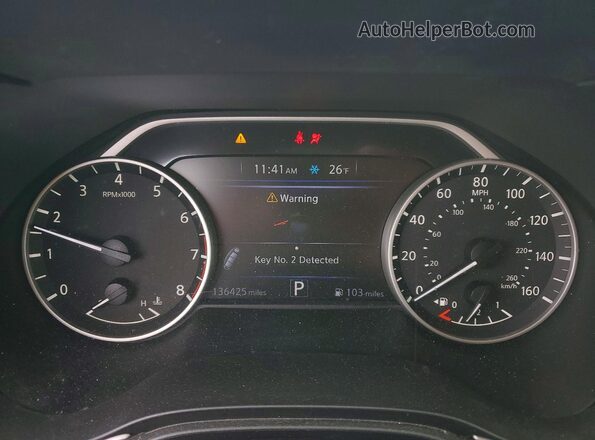 1N4AA6AP5HC399701 2017 NISSAN MAXIMA Gray Widok zestawu wskaźników