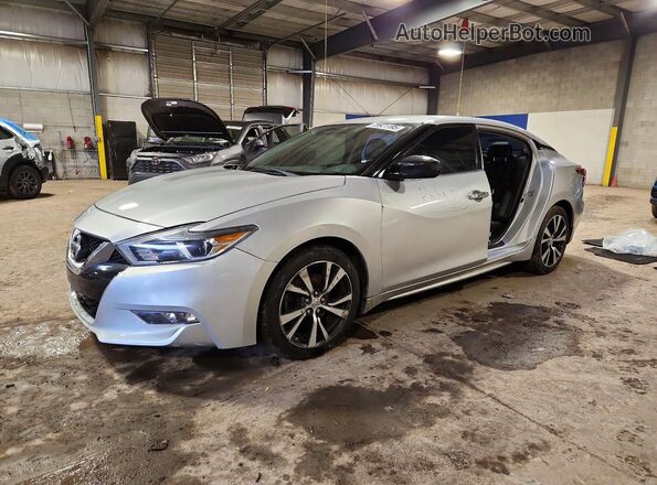 1N4AA6AP5HC431854 2017 NISSAN MAXIMA Серебряный Передняя левая четверть