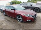 2018 Nissan Maxima 3.5 S Maroon vin: 1N4AA6AP5JC364985