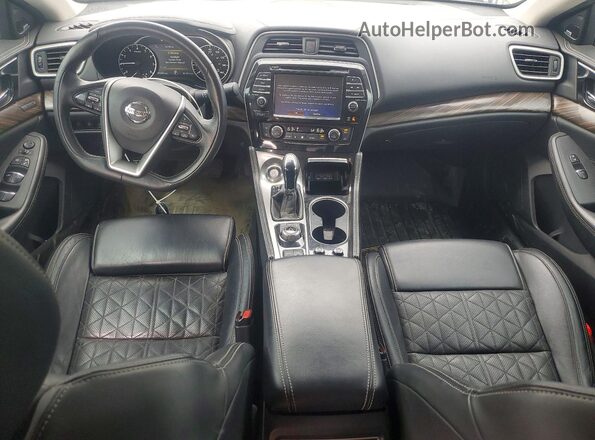 1N4AA6AP5JC403087 2018 NISSAN MAXIMA Серебряный Вид панели приборов
