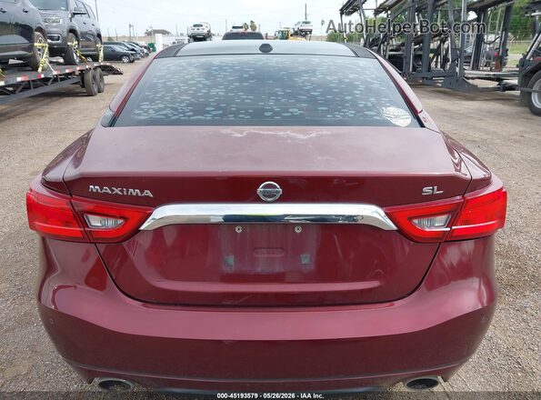 1N4AA6AP6GC391539 2016 NISSAN MAXIMA Красный 