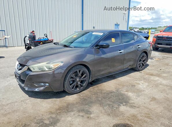 1N4AA6AP6GC441646 2016 NISSAN MAXIMA Серый Передняя левая четверть