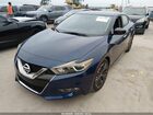 2017 Nissan Maxima 3.5 S Blue vin: 1N4AA6AP6HC386486
