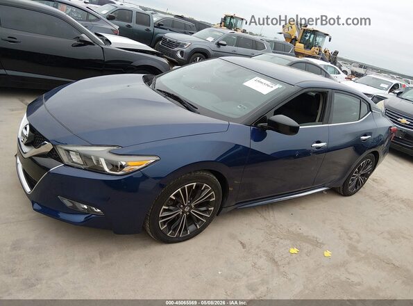 1N4AA6AP6HC386486 2017 NISSAN MAXIMA Blue Vista interior de 360 grados