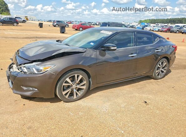 1N4AA6AP6HC395933 2017 NISSAN MAXIMA Black Vista tres cuartos delantera izquierda