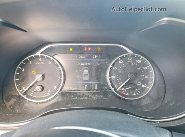 1N4AA6AP6HC427988 2017 NISSAN MAXIMA Silver Widok zestawu wskaźników