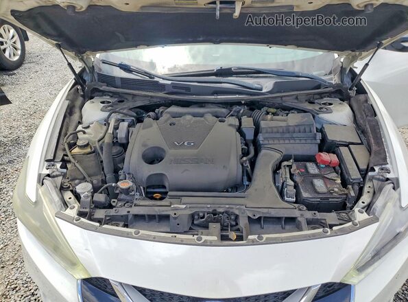 1N4AA6AP6HC454009 2017 NISSAN MAXIMA White Widok wnętrza z tyłu