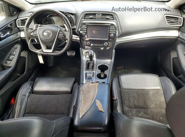 1N4AA6AP6HC454009 2017 NISSAN MAXIMA White Widok deski rozdzielczej