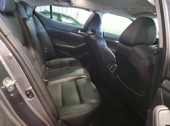 1N4AA6AP6JC410016 2018 NISSAN MAXIMA Серый Вид задних сидений