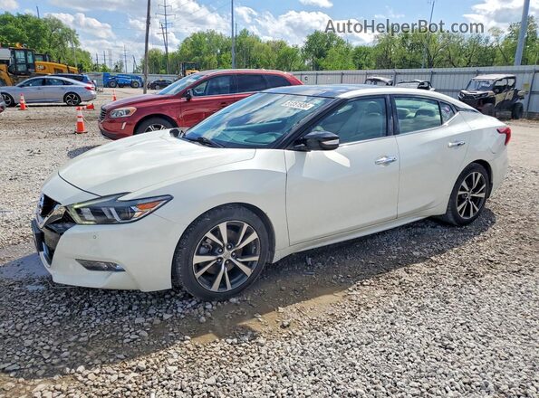 1N4AA6AP7HC365713 2017 NISSAN MAXIMA Белый Передняя левая четверть