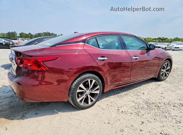 1N4AA6AP7HC385427 2017 NISSAN MAXIMA Maroon Tył prawy