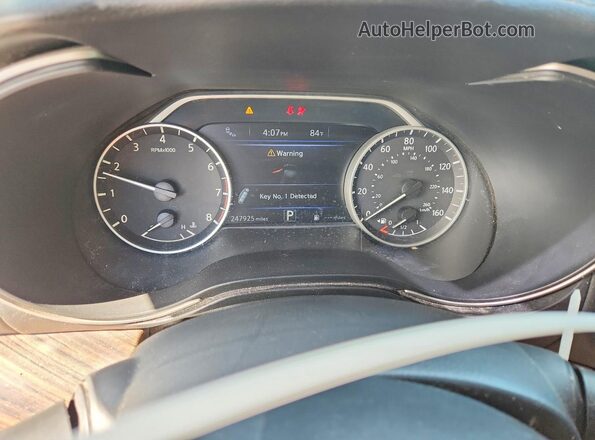 1N4AA6AP7HC393348 2017 NISSAN MAXIMA PLATINUM Черный Вид щитка приборов