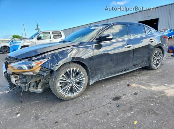 1N4AA6AP7HC393348 2017 NISSAN MAXIMA PLATINUM Черный Передняя левая четверть
