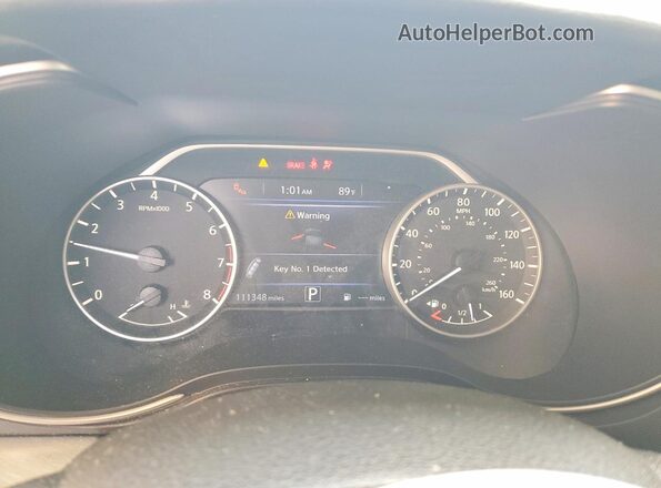 1N4AA6AP7HC457159 2017 NISSAN MAXIMA Black Widok zestawu wskaźników