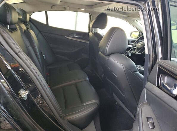1N4AA6AP7HC457159 2017 NISSAN MAXIMA Black Widok tylnych siedzeń