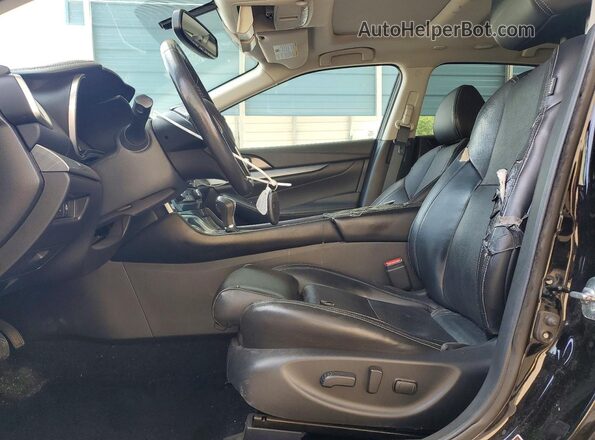 1N4AA6AP7HC457159 2017 NISSAN MAXIMA Black Widok wnętrza z przodu