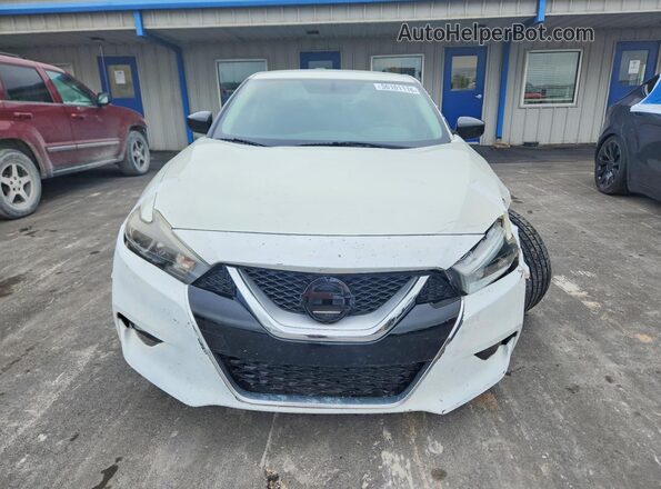 1N4AA6AP7JC394005 2018 NISSAN MAXIMA White Вид спереду