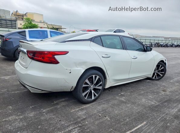 1N4AA6AP7JC394005 2018 NISSAN MAXIMA White Задня права чверть