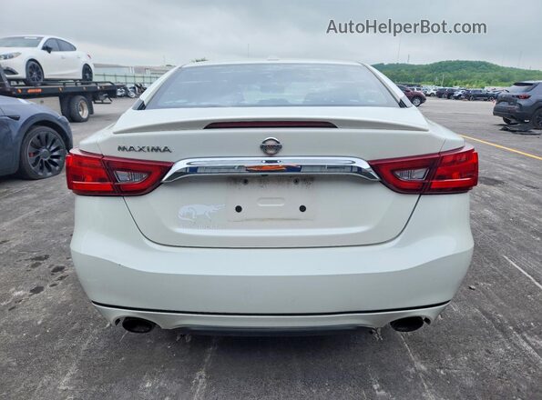 1N4AA6AP7JC394005 2018 NISSAN MAXIMA White Вид ззаду