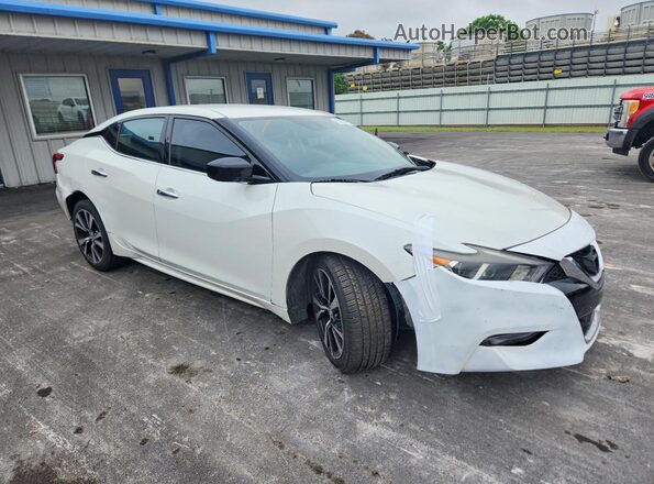 1N4AA6AP7JC394005 2018 NISSAN MAXIMA White Передня права чверть
