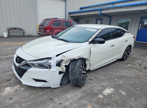 1N4AA6AP7JC394005 2018 NISSAN MAXIMA White Передня ліва чверть