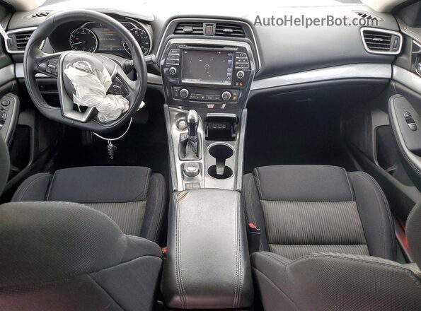 1N4AA6AP7JC394005 2018 NISSAN MAXIMA White Вид панелі приладів