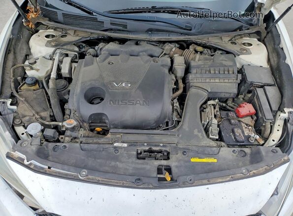 1N4AA6AP7JC394005 2018 NISSAN MAXIMA White Вид задньої частини салону