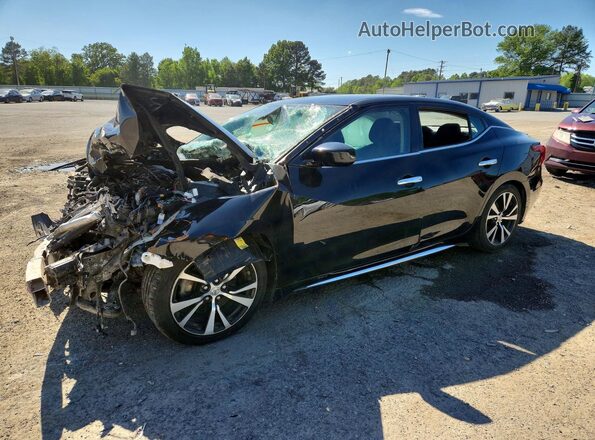 1N4AA6AP7JC396739 2018 NISSAN MAXIMA Black Vista tres cuartos delantera izquierda