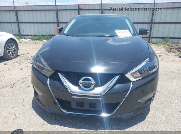1N4AA6AP8GC406638 2016 NISSAN MAXIMA Black ხელსაწყოთა პანელის ხედი