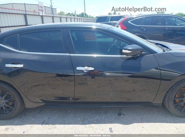1N4AA6AP8GC406638 2016 NISSAN MAXIMA Black უკანა სალონის ხედი