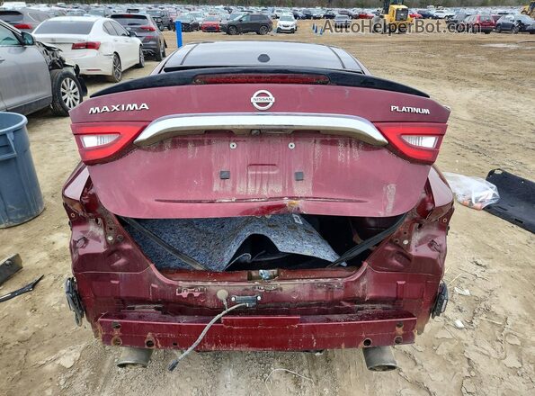 1N4AA6AP8GC418739 2016 NISSAN MAXIMA Burgundy Vista trasera