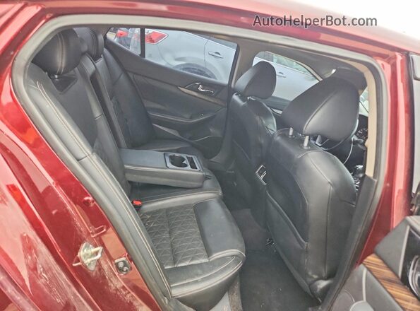 1N4AA6AP8GC418739 2016 NISSAN MAXIMA Burgundy Vista de los asientos traseros