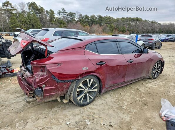 1N4AA6AP8GC418739 2016 NISSAN MAXIMA Burgundy Trasero derecho