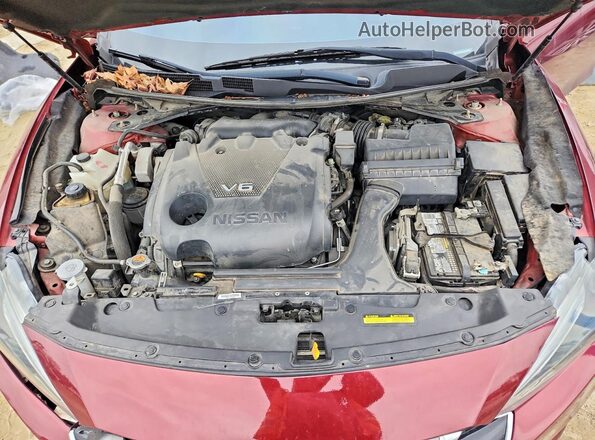 1N4AA6AP8GC418739 2016 NISSAN MAXIMA Burgundy Vista interior trasera