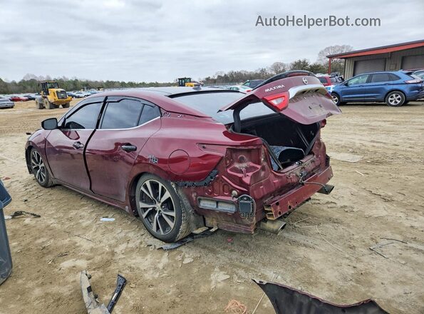 1N4AA6AP8GC418739 2016 NISSAN MAXIMA Burgundy Trasero izquierdo
