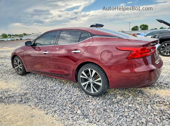 1N4AA6AP8GC440336 2016 NISSAN MAXIMA Burgundy Задня ліва чверть