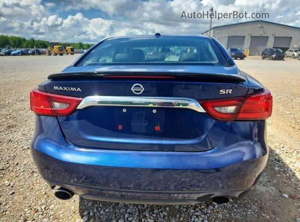 1N4AA6AP8HC367874 2017 NISSAN MAXIMA Синий Вид сзади