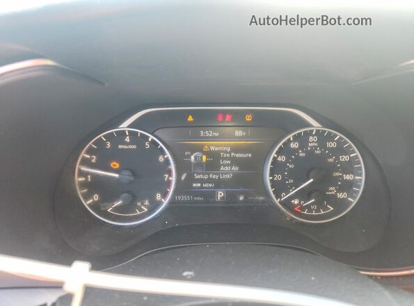 1N4AA6AP8HC408701 2017 NISSAN MAXIMA Black Սարքավորումների վահանակի տեսք