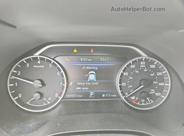 1N4AA6AP8HC408746 2017 NISSAN MAXIMA Gray Instrument cluster view