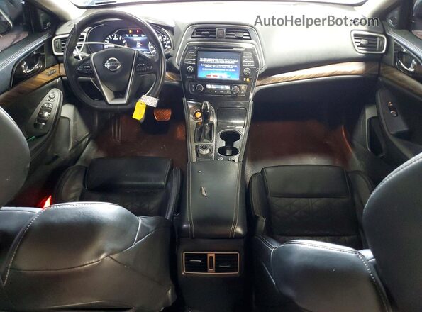 1N4AA6AP8HC444162 2017 NISSAN MAXIMA PLATINUM Черный Вид панели приборов