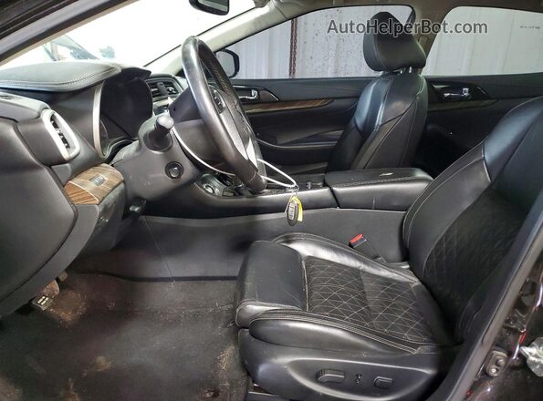 1N4AA6AP8HC444162 2017 NISSAN MAXIMA PLATINUM Черный Вид салона спереди