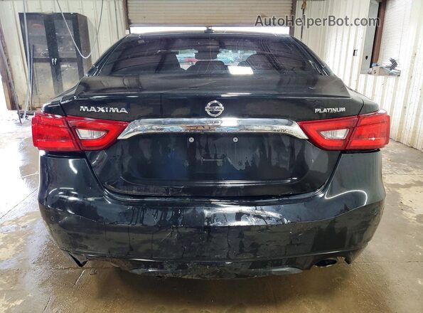 1N4AA6AP8HC444162 2017 NISSAN MAXIMA PLATINUM Черный Вид сзади